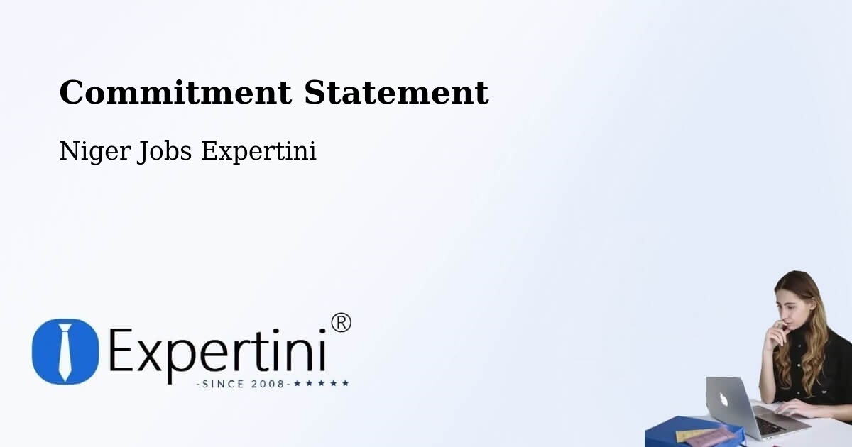Corporate Commitment – Dogondoutchi - Niger Jobs Expertini
